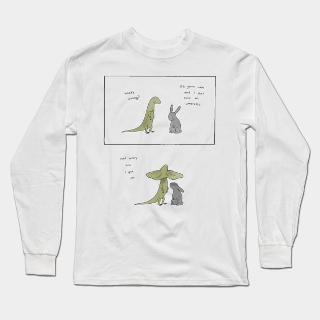 Lizard Long Sleeve T-Shirt by Liz Climo